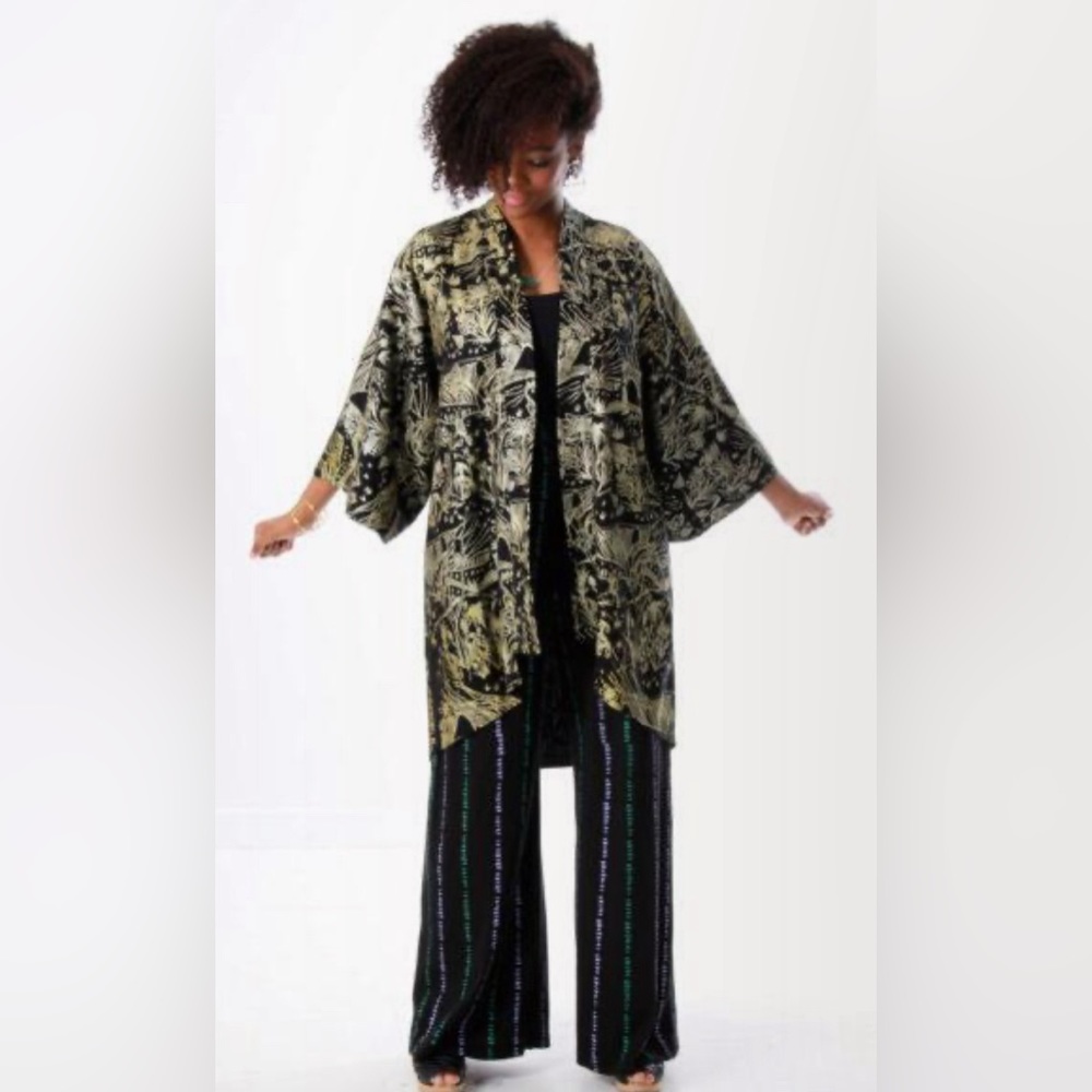 Thief & Bandit Raw Silk Kimono Jacket